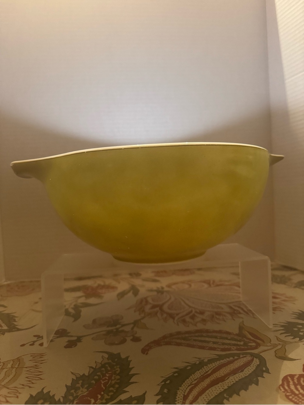Pyrex 2.5 qt # 443 Mixing Bowl Olive Green